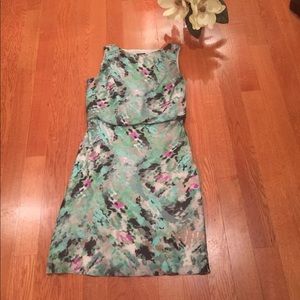 Ann Taylor sleeveless dress with blouson bodice